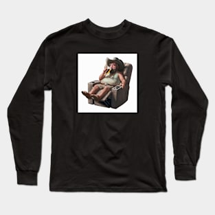 The Recline of Western Civilization Long Sleeve T-Shirt